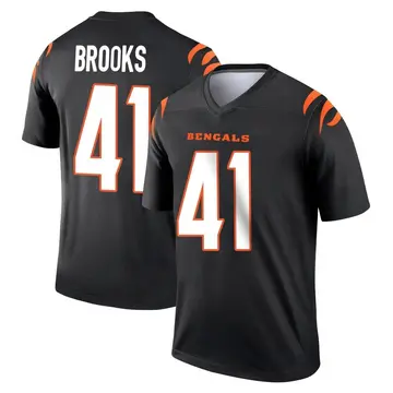 Men's Cincinnati Bengals Nate Brooks Black Legend Jersey By Nike