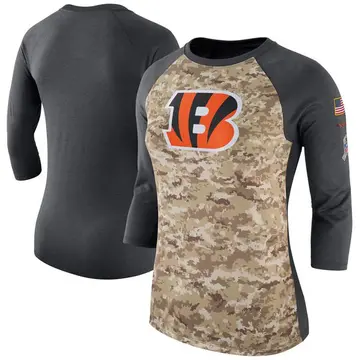 Men's Nike Ja'Marr Chase Olive Cincinnati Bengals 2022 Salute To Service  Name & Number T-Shirt