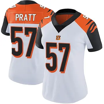 Youth Cincinnati Bengals #57 Germaine Pratt Limited Silver Inverted Legend  100th Season Football Jersey Size S