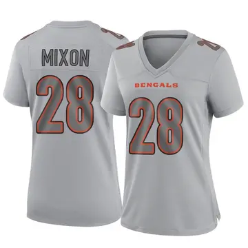 Women's Nike Cincinnati Bengals #28 Joe Mixon Limited White/Pink Rush  Fashion NFL Jersey Size S