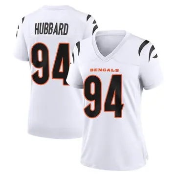 SAM HUBBARD SIGNED BENGALS CUSTOM JERSEY - jsa witness hologram