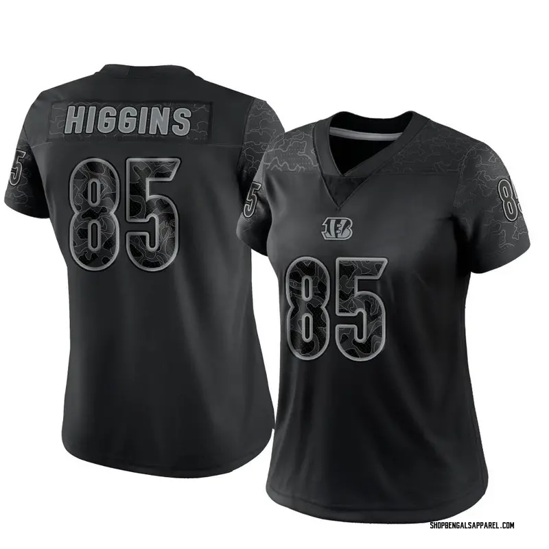 Youth Nike Tee Higgins Black Cincinnati Bengals Game Jersey