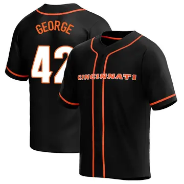 White Men's Allan George Cincinnati Bengals Game Jersey