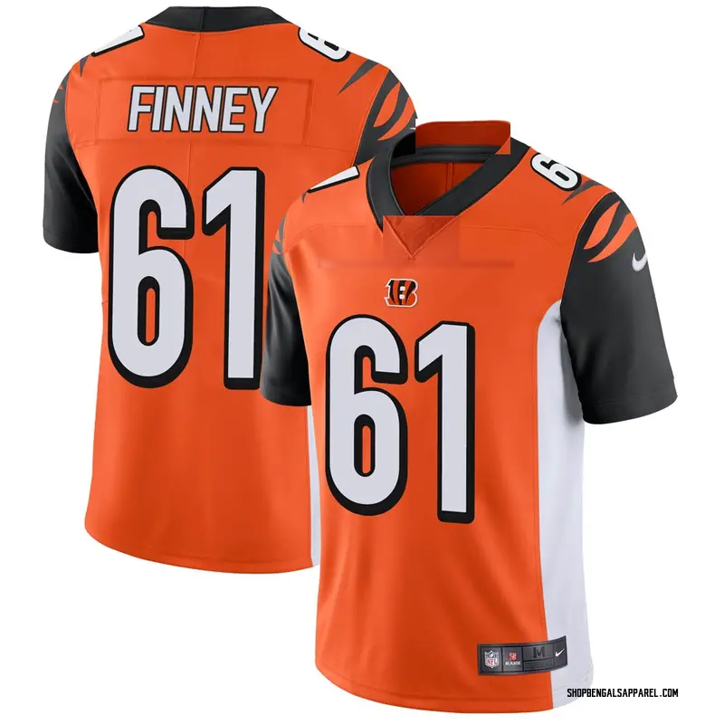 Youth Cincinnati Bengals B.J. Finney Orange Limited Vapor Untouchable ...