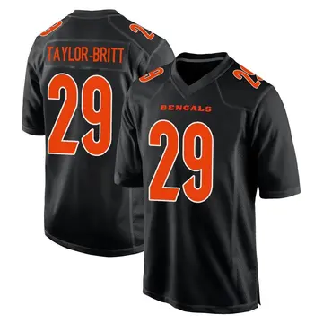 Cam Taylor-Britt Cincinnati Bengals Men's Legend White Color Rush