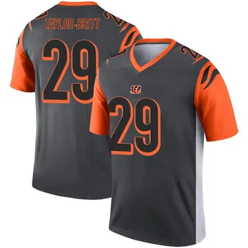 Cincinnati Bengals Cam Taylor-Britt 29 White Vapor Limited Jersey - Bluefink