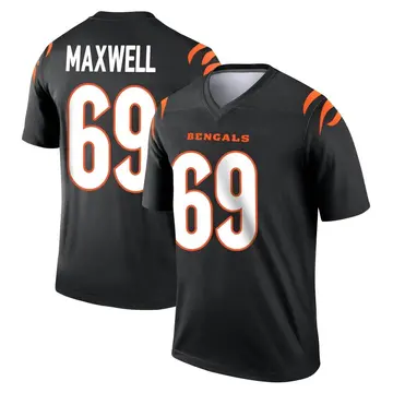 Youth Cincinnati Bengals Devonnsha Maxwell Black Legend Jersey By Nike