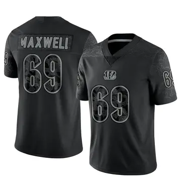 Youth Cincinnati Bengals Devonnsha Maxwell Black Limited Reflective Jersey By Nike