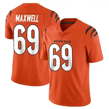 Youth Cincinnati Bengals Devonnsha Maxwell Orange Limited Vapor Untouchable Jersey By Nike