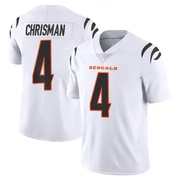 Women's Nike Cincinnati Bengals Drue Chrisman White Color Rush Jersey -  Legend