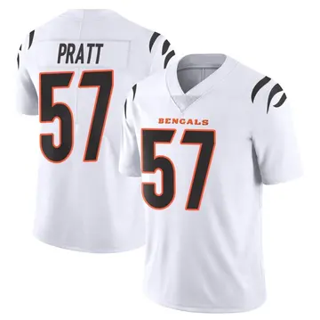 Youth Cincinnati Bengals #57 Germaine Pratt Limited Silver Inverted Legend  100th Season Football Jersey Size S