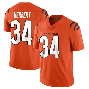 Youth Cincinnati Bengals Khalil Herbert Orange Limited Vapor Untouchable Jersey By Nike