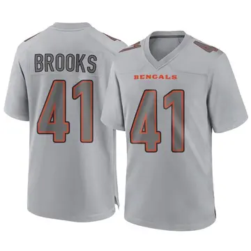 Youth Cincinnati Bengals Nate Brooks Gray Game Atmosphere Fashion Jersey By Nike