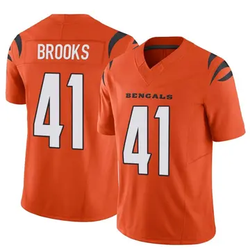 Youth Cincinnati Bengals Nate Brooks Orange Limited Vapor F.U.S.E. Jersey By Nike