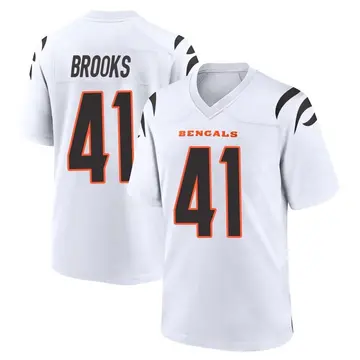 Youth Cincinnati Bengals Nate Brooks White Game Jersey By Nike