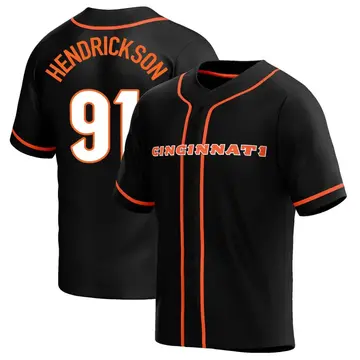 2021-23 CINCINNATI BENGALS HENDRICKSON #91 NIKE GAME JERSEY (AWAY) Y - -  Classic American Sports