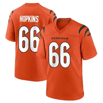 Youth Cincinnati Bengals Trey Hopkins Orange Game Jersey By Nike