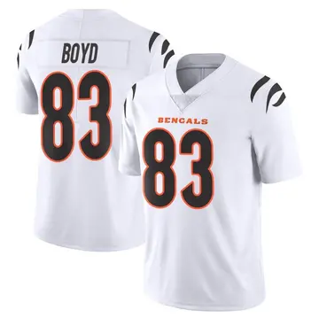 Ohio Sports Group Tyler Boyd Cincinnati Bengals Autographed White Alternate Custom Jersey w/ Welcome to The Jungle Inscription - JSA Authentic