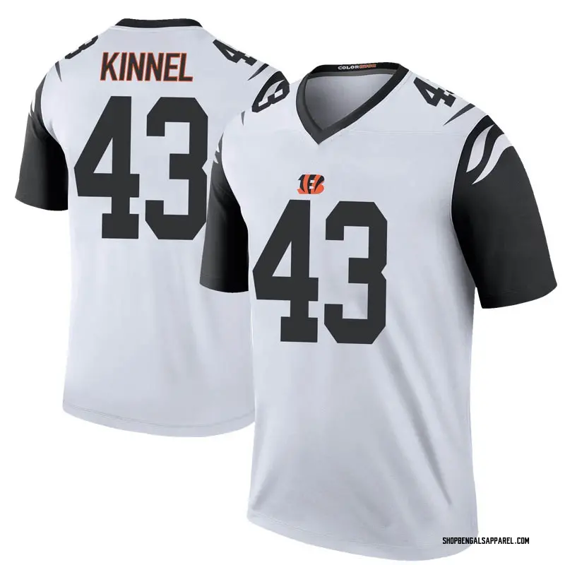 bengals white color rush jersey